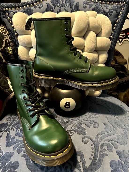 Dr. Martens Shoes - Dr Martens Forest Green 1460 size 7/EU 38